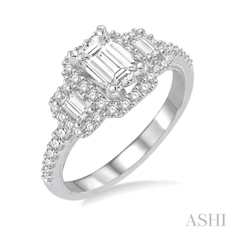 Semi-Mount Diamond Engagement Ring