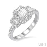 Semi-Mount Diamond Engagement Ring