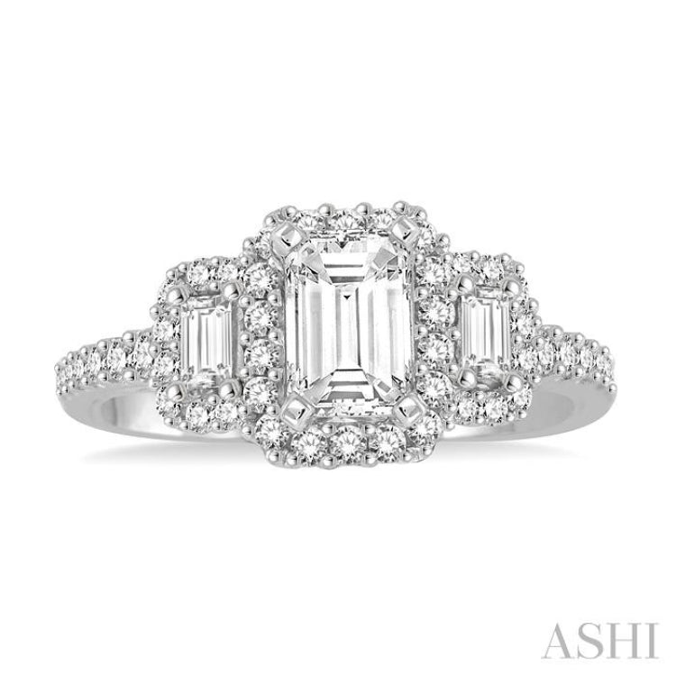 Semi-Mount Diamond Engagement Ring