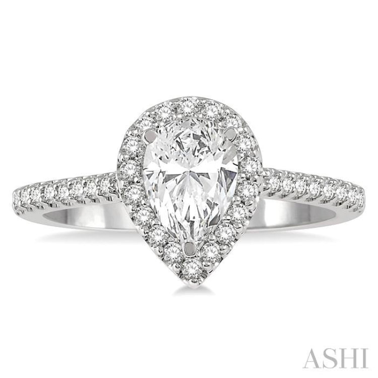 Pear Shape Diamond Engagement Ring