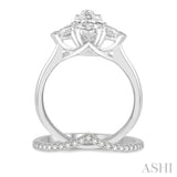 Marquise Shape Diamond Wedding Set