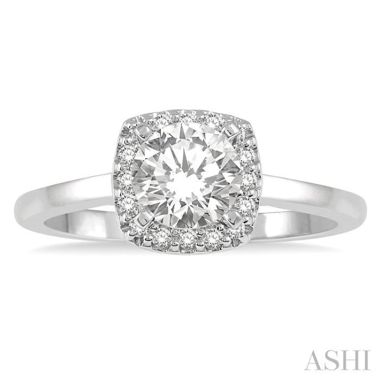 Semi-Mount Diamond Engagement Ring