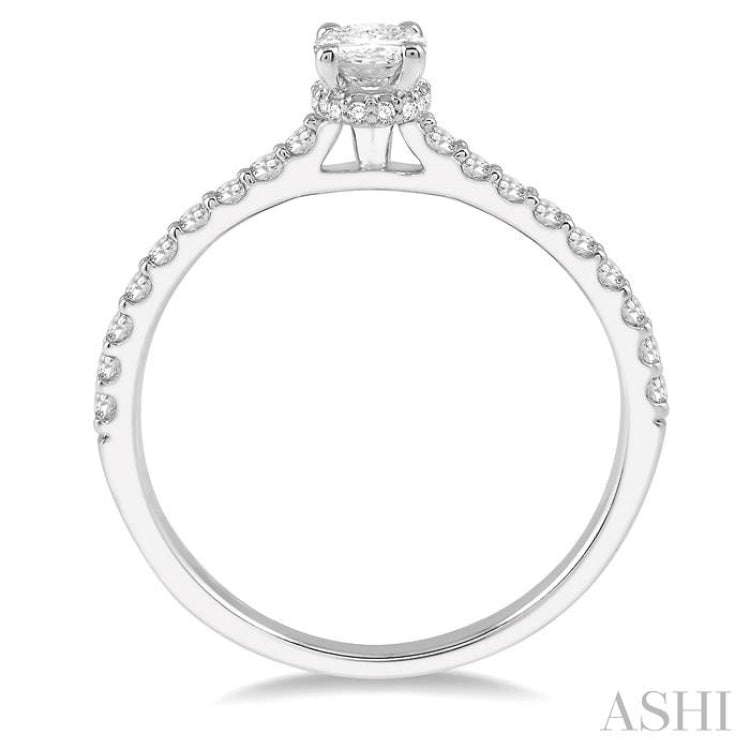 Oval Shape Diamond Engagement Ring