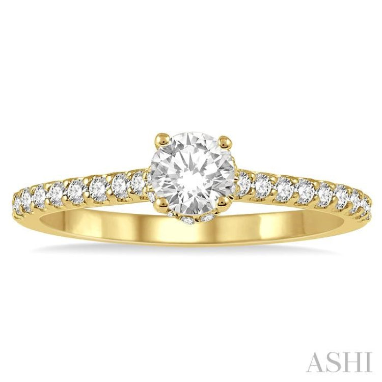 Semi-Mount Diamond Engagement Ring