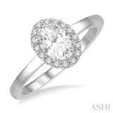 Oval Shape Diamond Engagement Ring