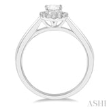 Oval Shape Diamond Engagement Ring