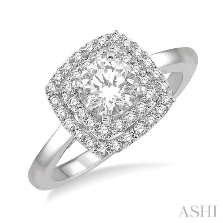 Semi-Mount Diamond Engagement Ring