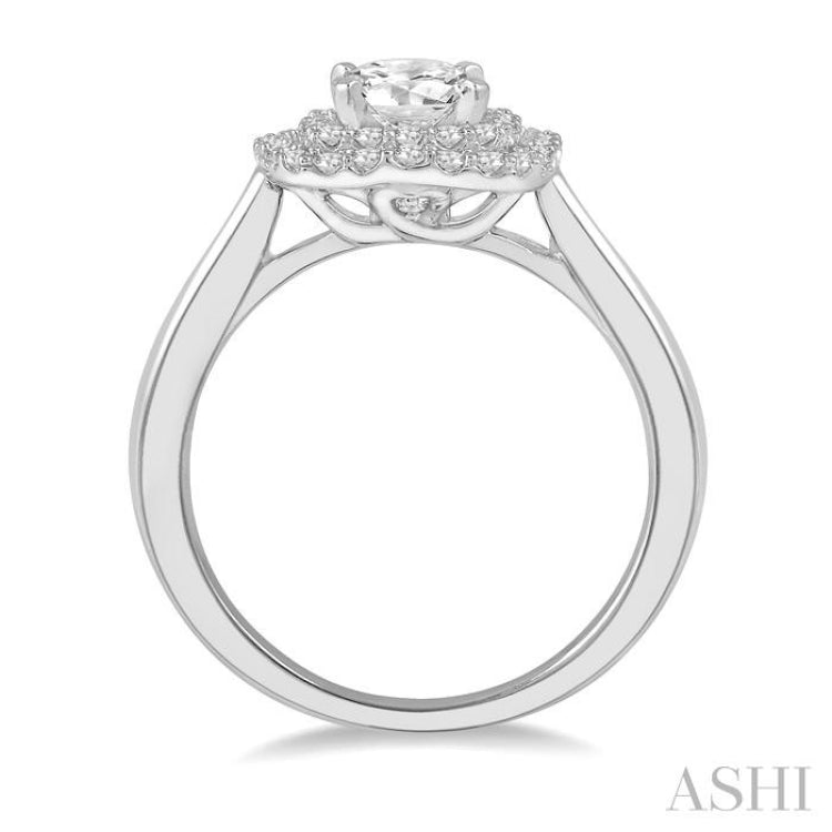 Semi-Mount Diamond Engagement Ring