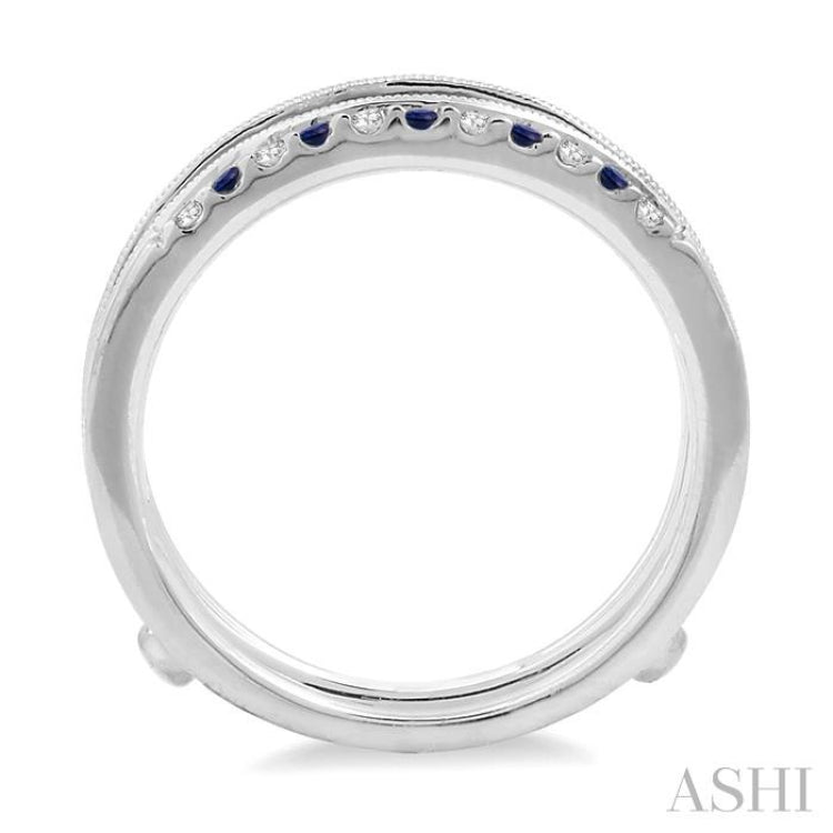 Gemstone & Diamond Insert Ring