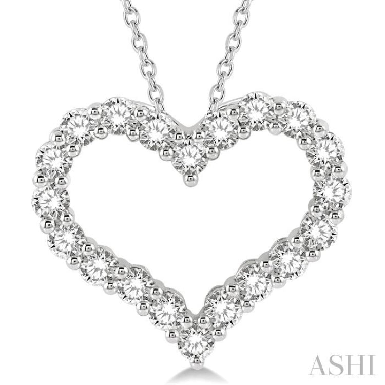 Heart Shape Diamond Pendant