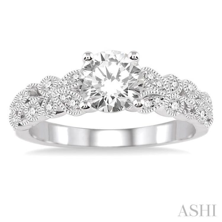 Semi-Mount Diamond Engagement Ring