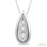 Pear Shape Diamond Pendant