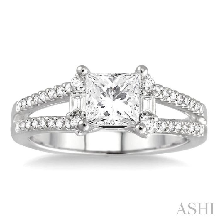 Semi-Mount Diamond Engagement Ring