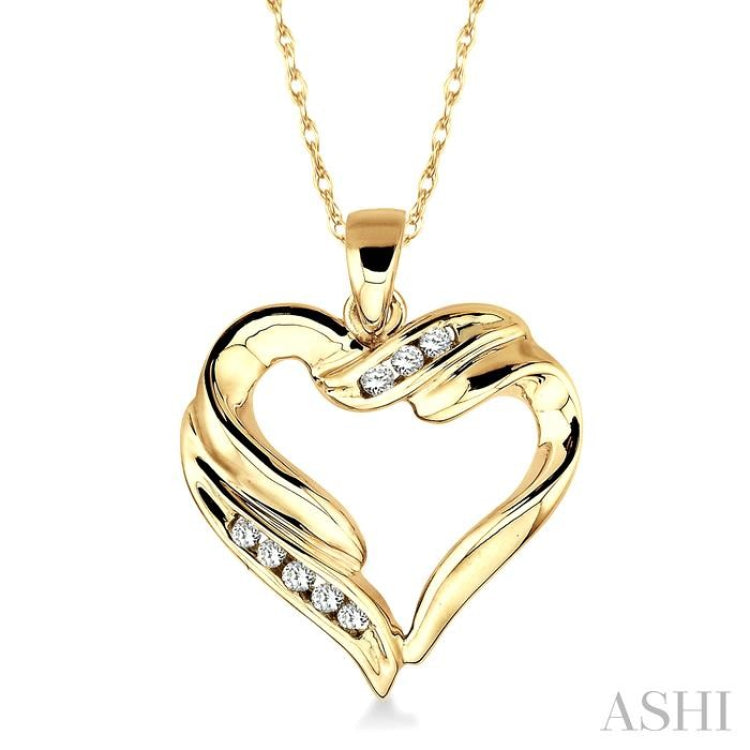 Heart Shape Diamond Fashion Pendant