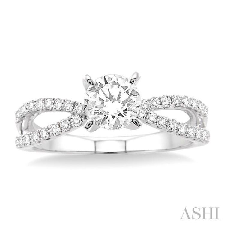 Semi-Mount Diamond Engagement Ring