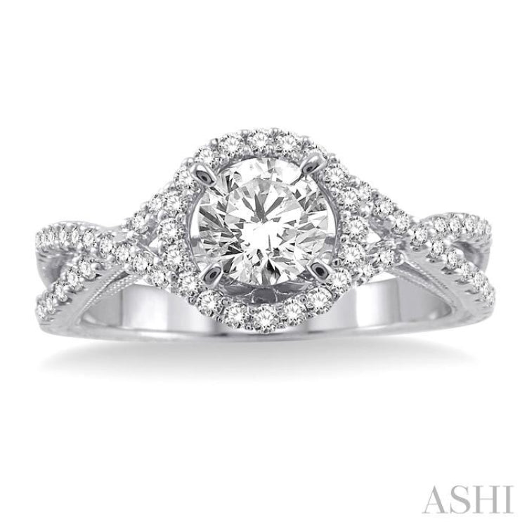 Semi-Mount Diamond Engagement Ring