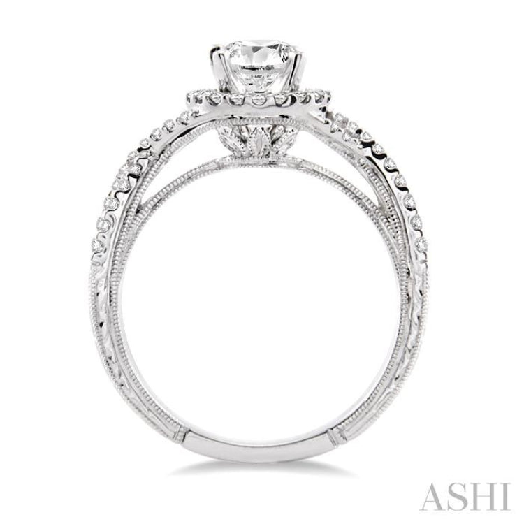 Semi-Mount Diamond Engagement Ring