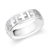 Men's Greek Cross Wedding Ring-119-00656