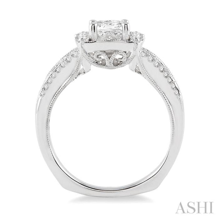 Semi-Mount Diamond Engagement Ring