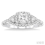 Semi-Mount Diamond Engagement Ring