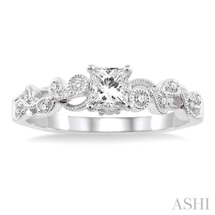 Semi-Mount Diamond Engagement Ring