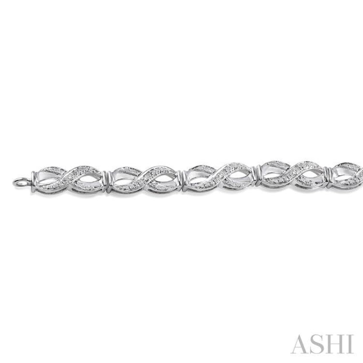 Silver Diamond Bracelet