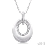 Silver Diamond Fashion Pendant