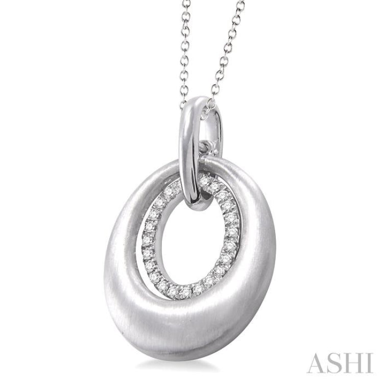 Silver Diamond Fashion Pendant