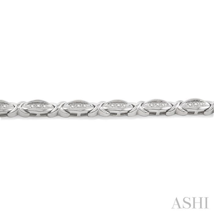 Silver Diamond Bracelet