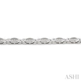 Silver Diamond Bracelet