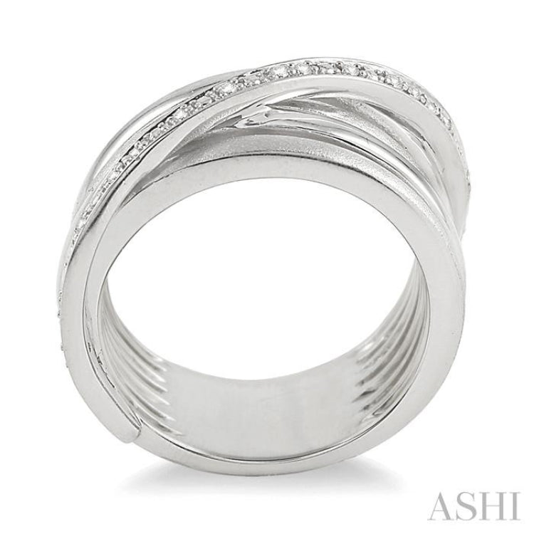 Silver Diamond Fashion Ring