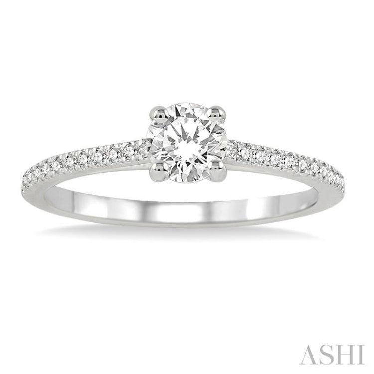 Semi-Mount Diamond Engagement Ring