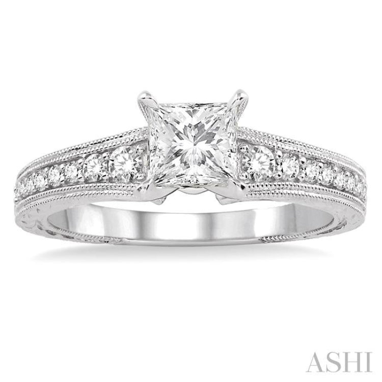 Semi-Mount Diamond Engagement Ring