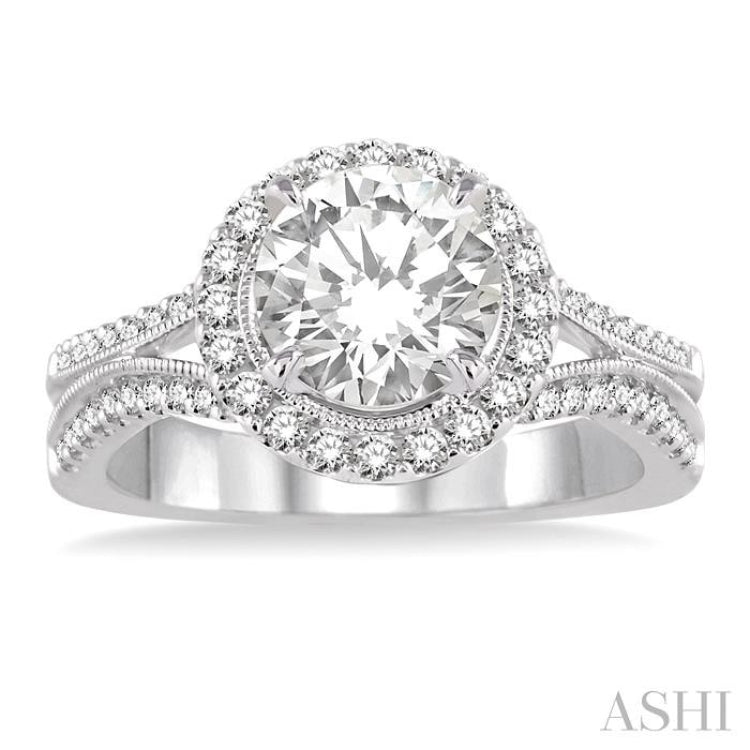 Semi-Mount Diamond Engagement Ring