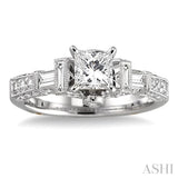 Semi-Mount Diamond Engagement Ring