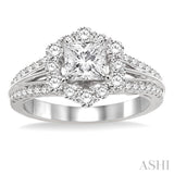 Semi-Mount Diamond Engagement Ring