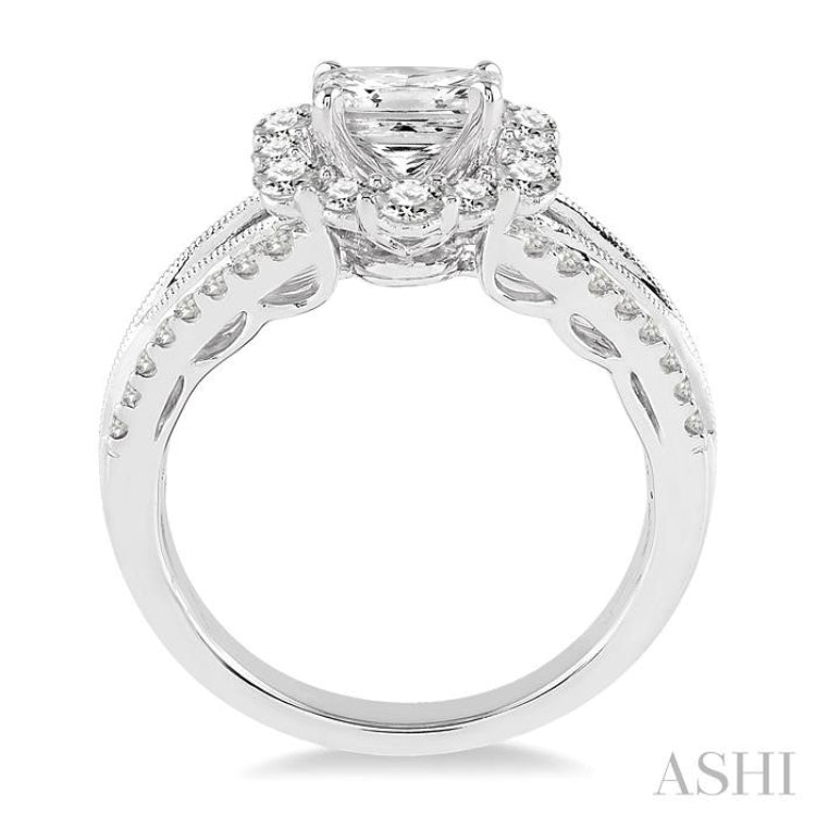 Semi-Mount Diamond Engagement Ring