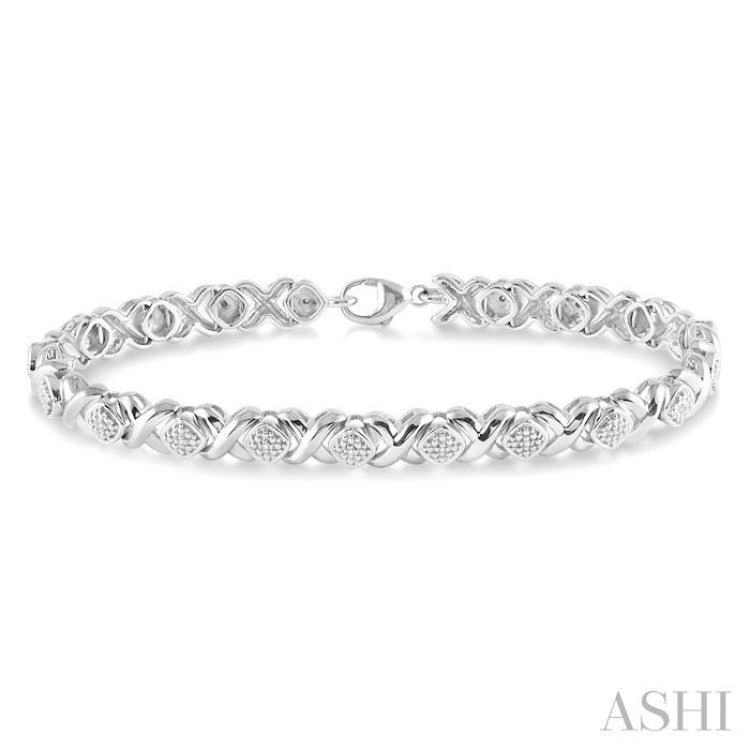 Silver Diamond Bracelet