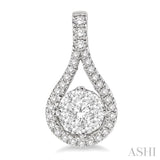 Pear Shape Lovebright Diamond Earrings