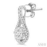 Pear Shape Lovebright Diamond Earrings