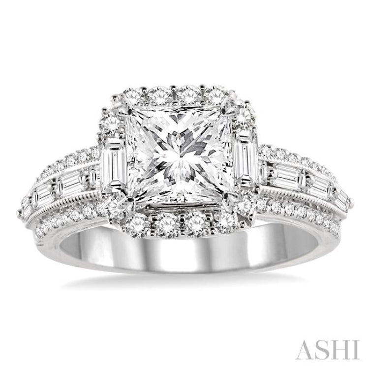 Semi-Mount Diamond Engagement Ring