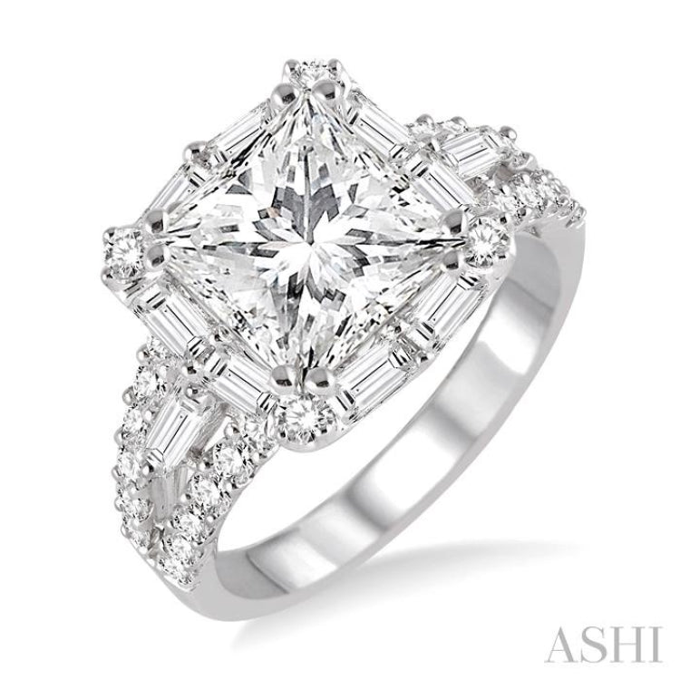 Semi-Mount Diamond Engagement Ring