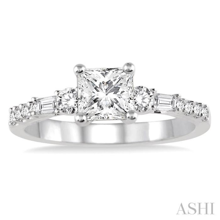 Semi-Mount Diamond Engagement Ring