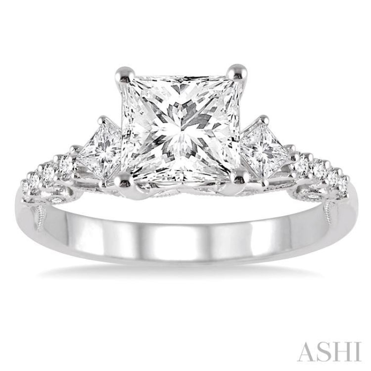 Semi-Mount Diamond Engagement Ring