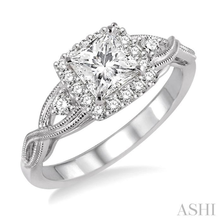 Semi-Mount Diamond Engagement Ring