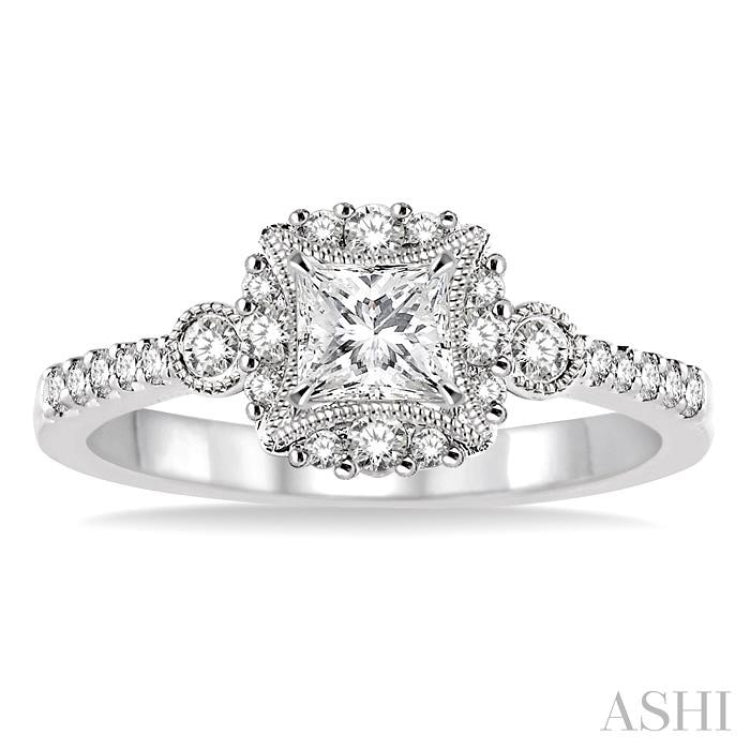 Semi-Mount Diamond Engagement Ring