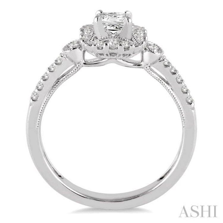 Semi-Mount Diamond Engagement Ring