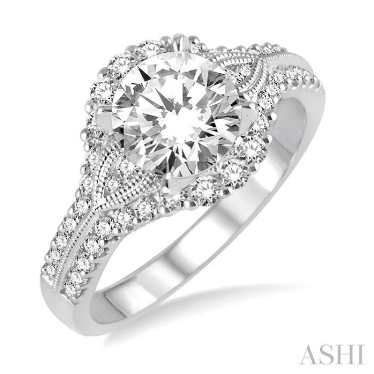 Semi-Mount Diamond Engagement Ring