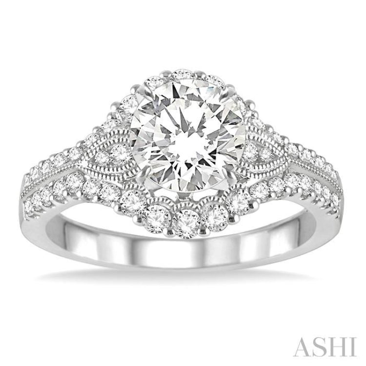 Semi-Mount Diamond Engagement Ring