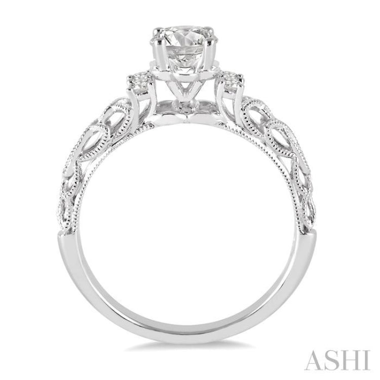 Semi-Mount Diamond Engagement Ring